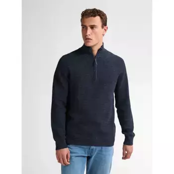 Свитер Petrol Industries M-3050-KWC227 half zip, синий
