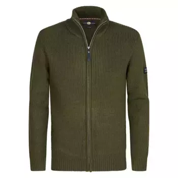Свитер Petrol Industries M-3050-KWC264 full zip, зеленый