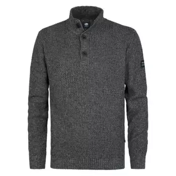 Свитер Petrol Industries M-3050-KWC270 half zip, серый