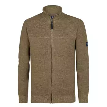 Свитер Petrol Industries M-3050-KWC285 full zip, коричневый