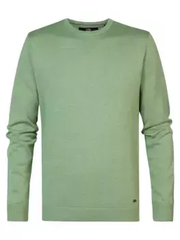 Свитер Petrol Industries с круглым вырезом "Мужской трикотаж с круглым вырезом Basic", цвет Wasabi