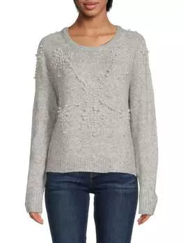 Свитер Philosophy с круглым вырезом, светло-серый