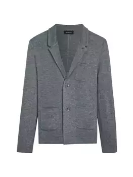 Свитер-пиджак Bugatchi, цвет cement