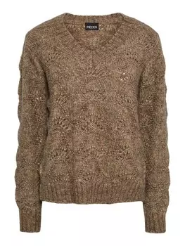 Свитер Pieces BIBBI, коричневый