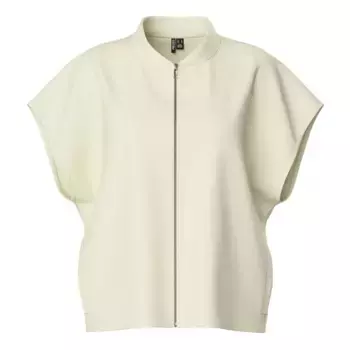 Свитер Pieces Chilli full zip, бежевый