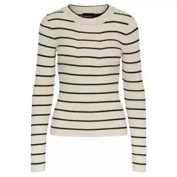 Свитер Pieces Crista 17115047, белый