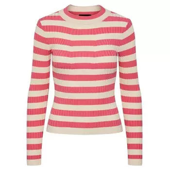 Свитер Pieces Crista 17115047 O Neck, розовый