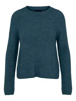 Свитер Pieces Ellen, темно-зеленый