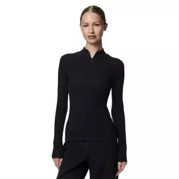 Свитер Pieces Kitte full zip, черный