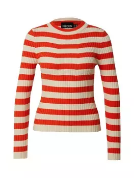 Свитер PIECES Sweater PCCRISTA, ярко-красный