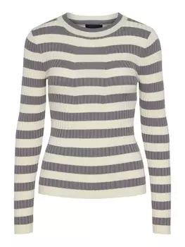 Свитер PIECES Sweater PCCRISTA, серый