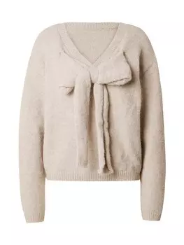 Свитер PIECES Sweater, серый