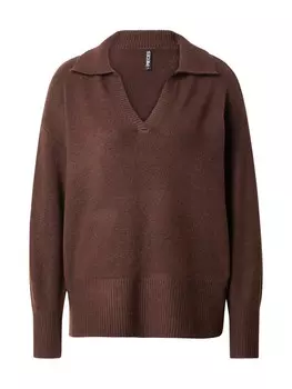 Свитер PIECES, темно-коричневый