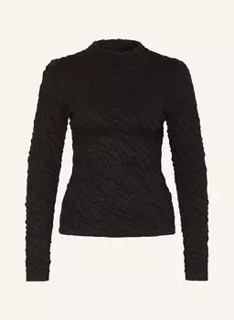 Свитер пиллагз с вырезом и блестящей пряжей Gestuz, черный