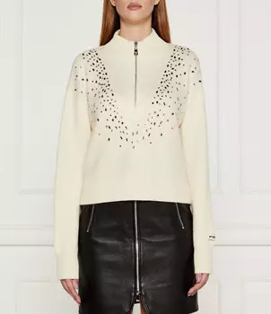 Свитер Pinko BOMBAY Loose fit, кремовый