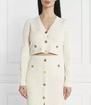 Свитер Pinko Cropped Fit, кремовый