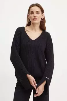 Свитер Pinko из смесовой шерсти, черный