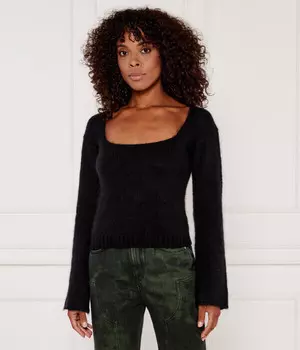 Свитер Pinko с добавлением мохера и шерсти, черный