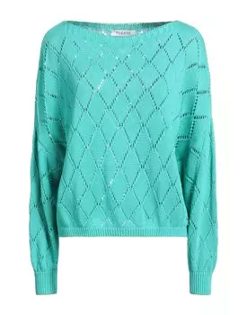 Свитер Please, бирюзовый