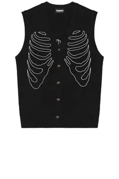 Свитер Pleasures Cage Vest, черный