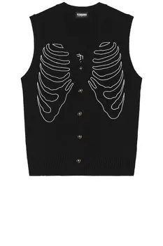 Свитер Pleasures Cage Vest, черный