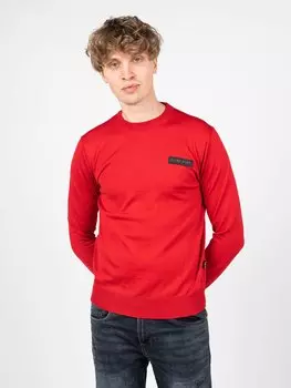 Свитер Plein Sport Merino Round Neck, красный