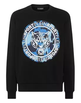Свитер Plein Sport Sweatshirt Carbon Tiger, черный