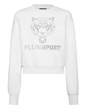 Свитер Plein Sport Sweatshirt Tiger, белый