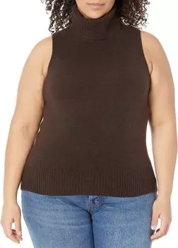 Свитер Plus St. Vincent Turtleneck Tank Madewell, цвет Heather Molasses