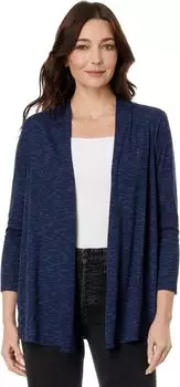 Свитер Pocket Drapey Rib Cardigan NIC+ZOE, цвет Dark Indigo