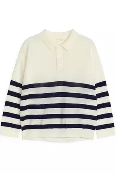 Свитер-Поло Arket, белый