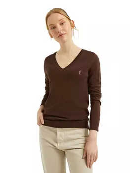 Свитер Polo Club, коричневый