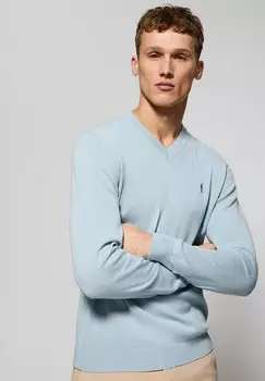 Свитер Polo Club, светло-голубой