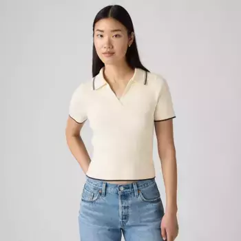 Свитер поло Faith Levi's, цвет Egret - White