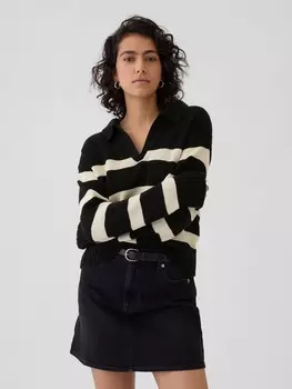 Свитер-Поло Gap, черный