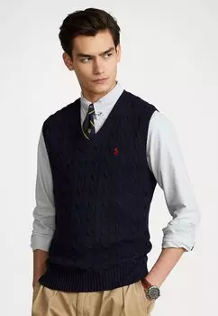 Свитер Polo Ralph Lauren CABLEVEST SLEEVELESS, цвет Hunter Navy