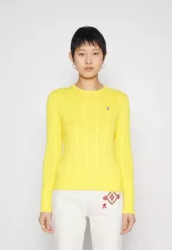 Свитер Polo Ralph Lauren Julianna Long Sleeve, кроссовки желтый