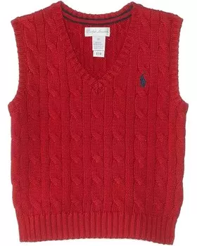 Свитер Polo Ralph Lauren Kids Combed Cotton Vest, цвет RL 2000 Red/C7932
