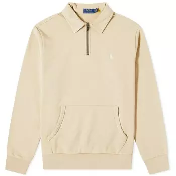 Свитер Polo Ralph Lauren Loopback Half Zip, цвет Costal Beige