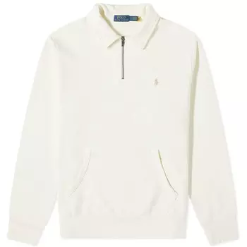 Свитер Polo Ralph Lauren Loopback Half Zip, цвет Clubhouse Cream