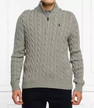 Свитер POLO RALPH LAUREN regular fit, серый
