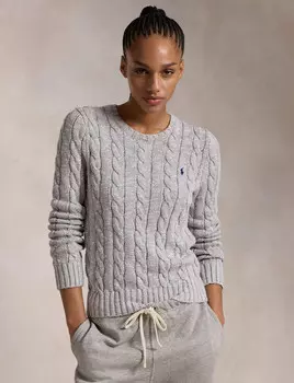 Свитер POLO RALPH LAUREN Regular Fit, серый