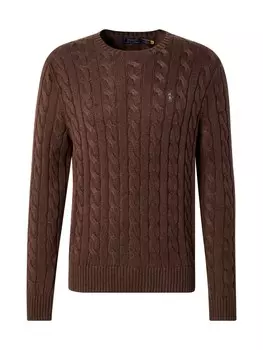 Свитер Polo Ralph Lauren Regular fit Sweater DRIVER, коричневый