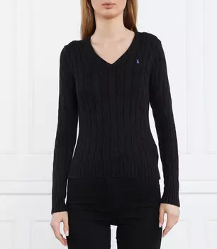 Свитер POLO RALPH LAUREN Slim Fit, черный