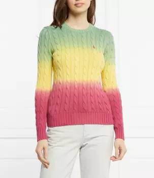 Свитер POLO RALPH LAUREN slim fit, разноцветный