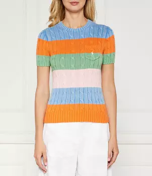 Свитер POLO RALPH LAUREN Slim Fit, разноцветный