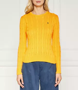 Свитер POLO RALPH LAUREN Slim Fit, желтый