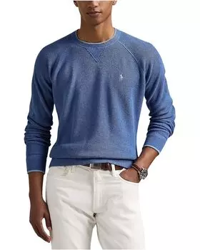 Свитер Polo Ralph Lauren Textured Cotton Sweater, цвет Tide Pool Blue Combo
