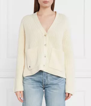 Свитер POLO RALPH LAUREN VN PP CARDI LONG SLEEVE Relaxed fit, бежевый
