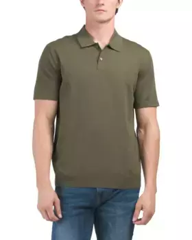 Свитер-поло с короткими рукавами Gorris Theory, цвет Uniform